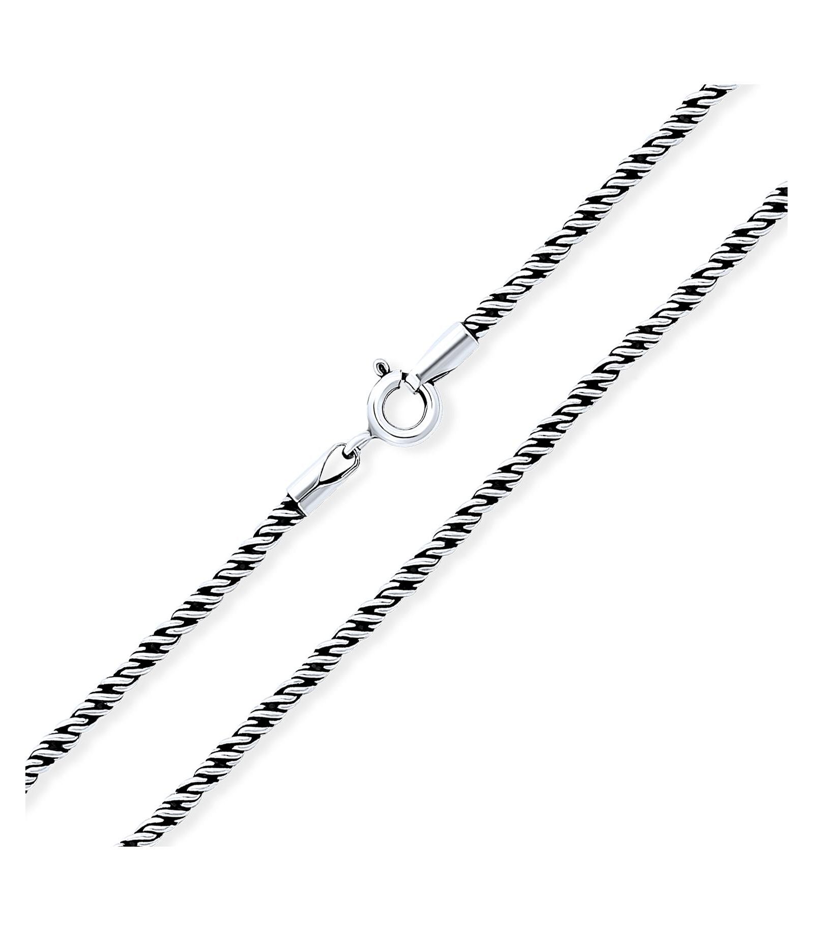 Bling Jewelry ожерелье Bali Balinese Indonesian Rope Twist Chain