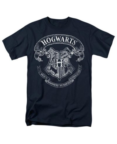 Harry Potter Men's Hogwarts School Crest T Shirt