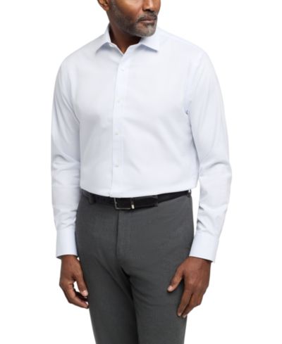 Tommy Hilfiger Men's TH Flex Twill Regular-Fit Dress Shirt