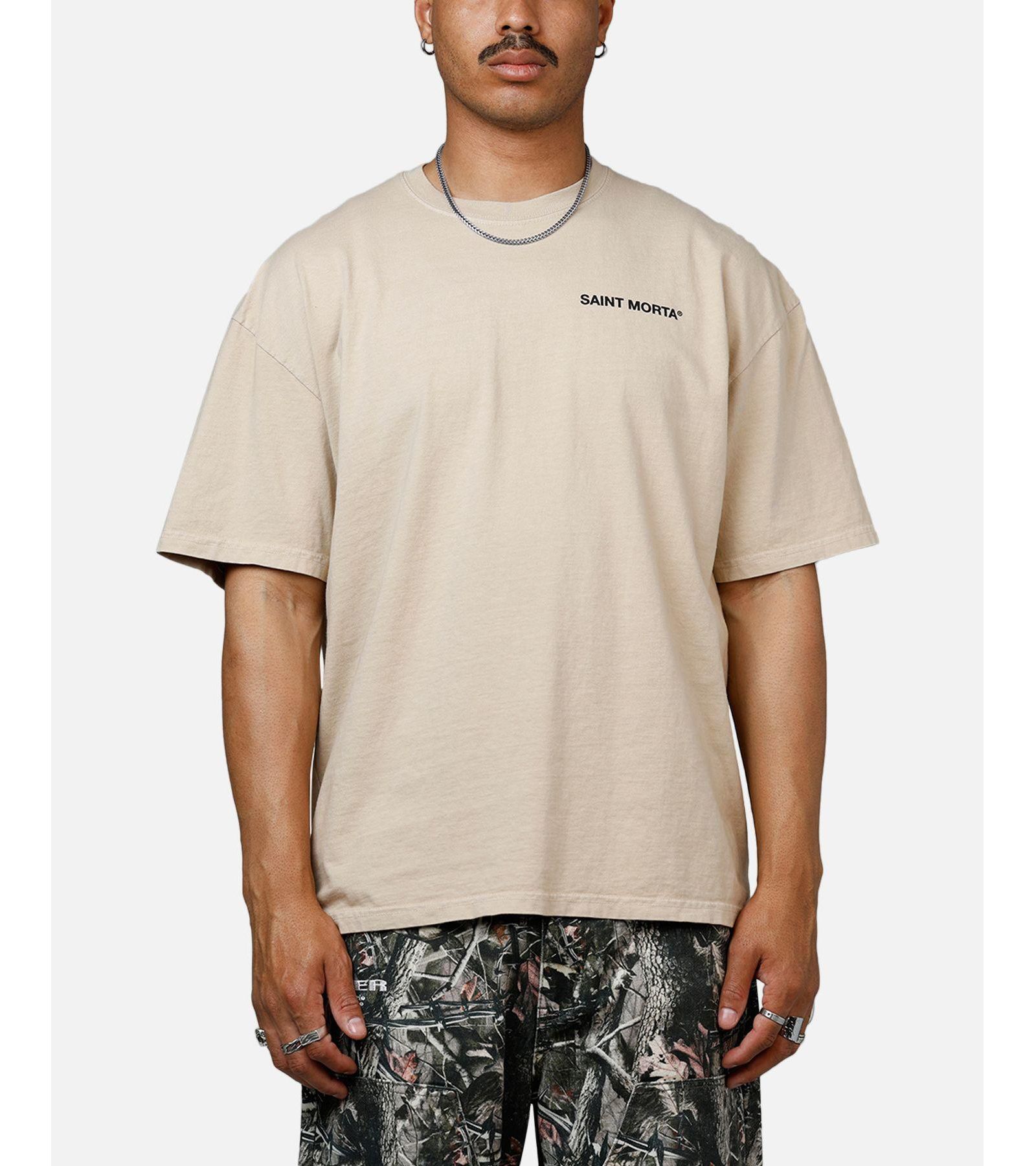 SAINT MORTA Men's Awakening Heavyweight T-Shirt Stone