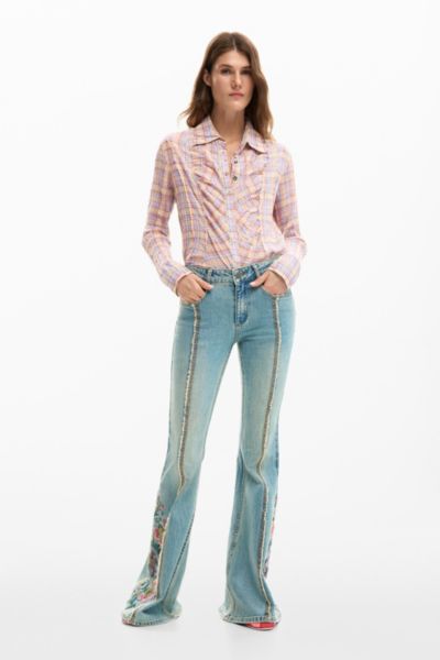 Женские джинсы Desigual Floral flared