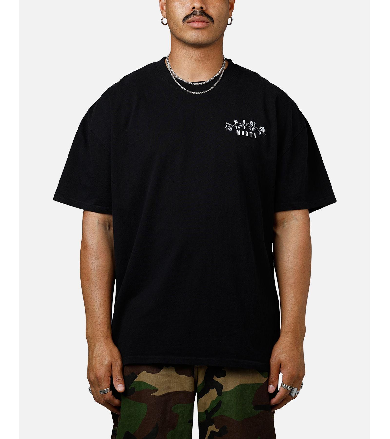 SAINT MORTA Men's Sleepless Boxy T-Shirt Black