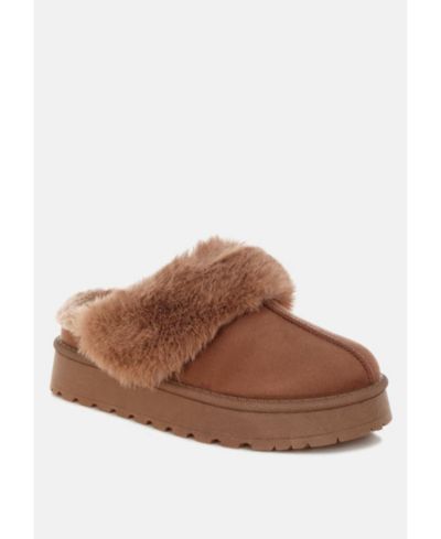 Женские слинг-кэжуал London Rag Portho Faux Fur Flat