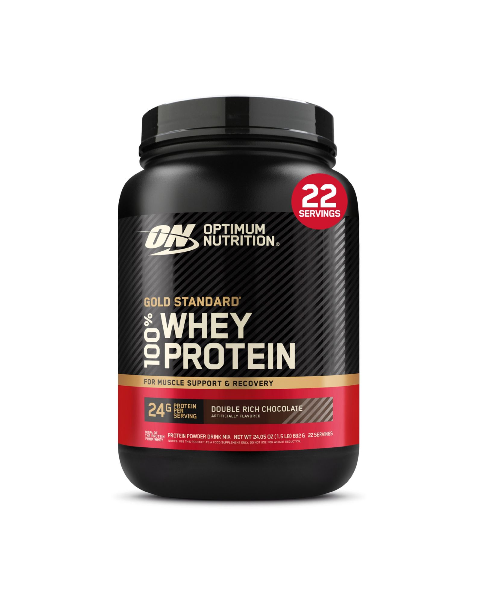 Optimum Nutrition Gold Standard 100% Whey протеиновый напиток, Double Rich Chocolate, 24.05 oz