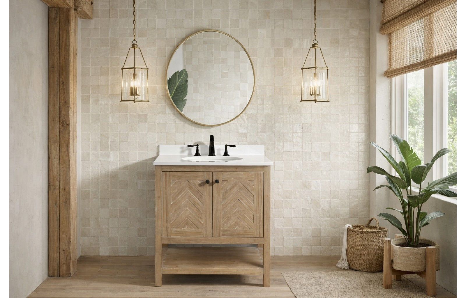 Стойка Ari Bath, Savannah 30". Freestanding, Weathered Fir Finish