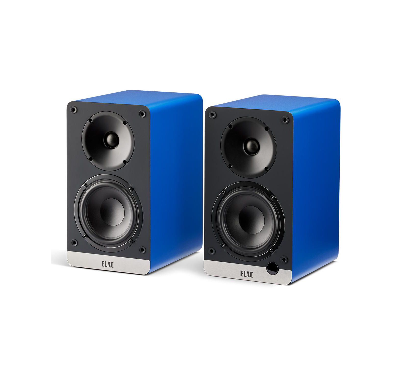 ELAC Debut ConneX DCB41 Powered Bookshelf Speakers, Walnut, Pair