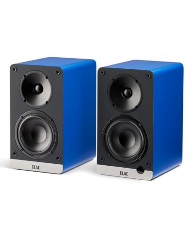 ELAC Debut ConneX DCB41 Powered Bookshelf Speakers, Walnut, Pair