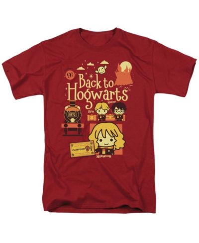 Harry Potter Men's Back To Hogwarts Platform 9 34 Chibis T Shirt