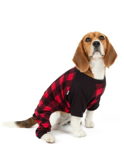 Leveret Dog Cotton Plaid Holiday Pajamas