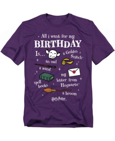Harry Potter Мужская футболка Birthday Wishlist