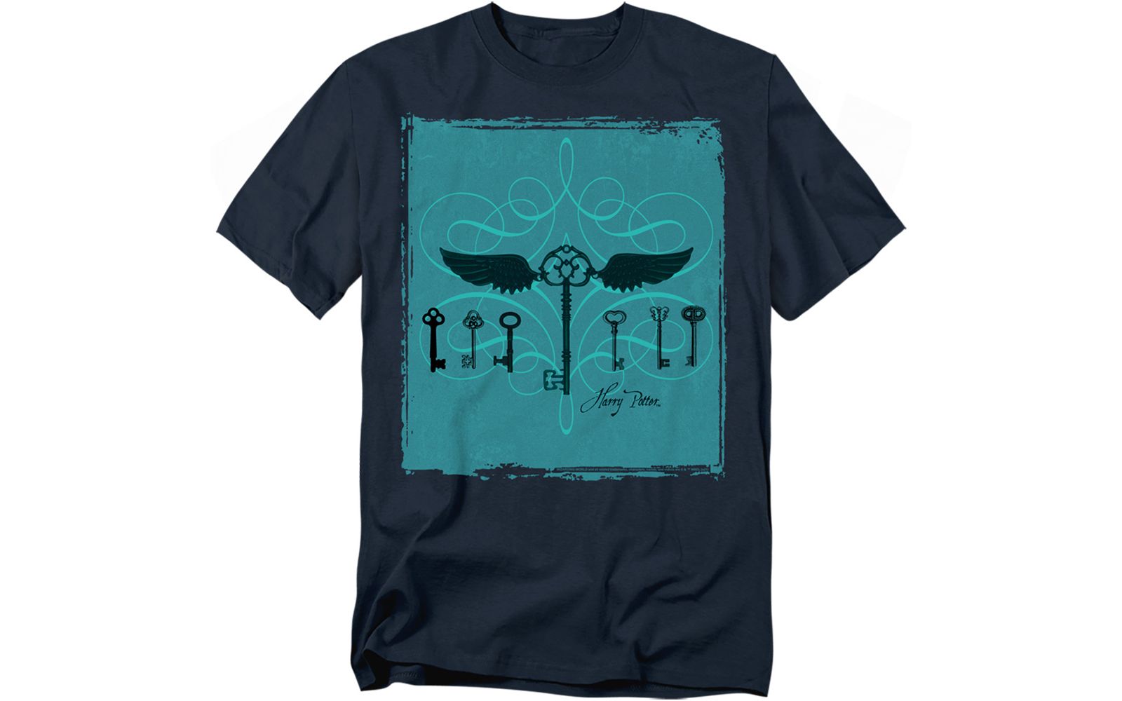 Harry Potter Men's Winged Keys Guarding The Stone T Shirt