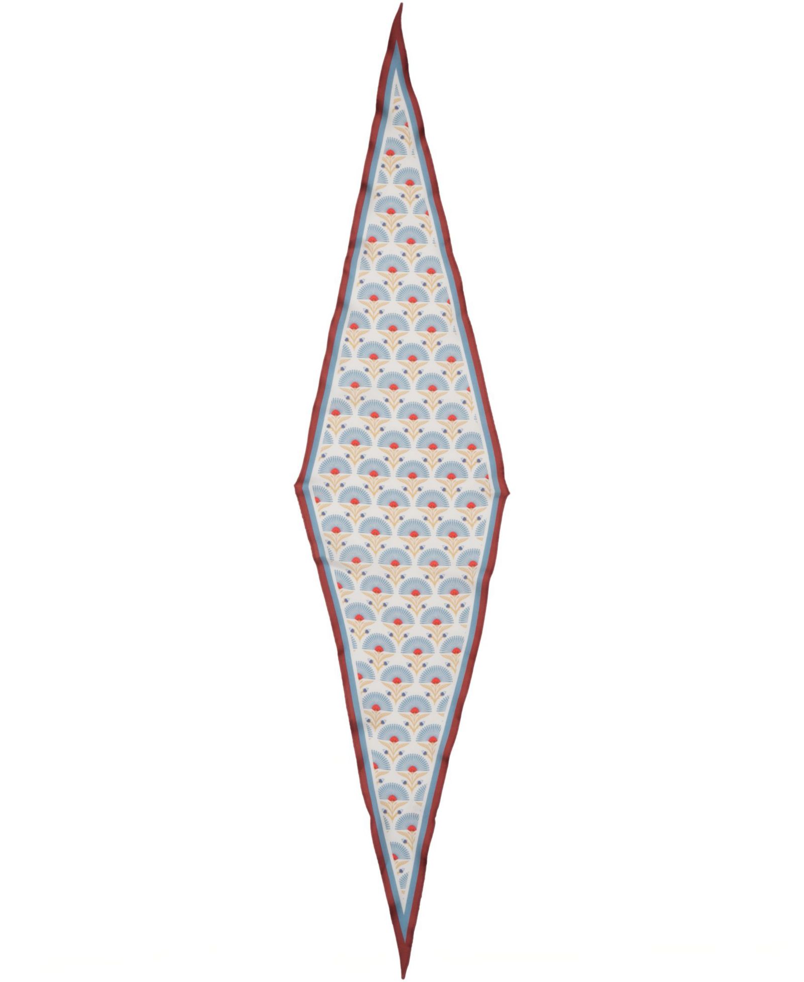 Bespoke Fashion Geo-Print Diamond-Shape Scarf