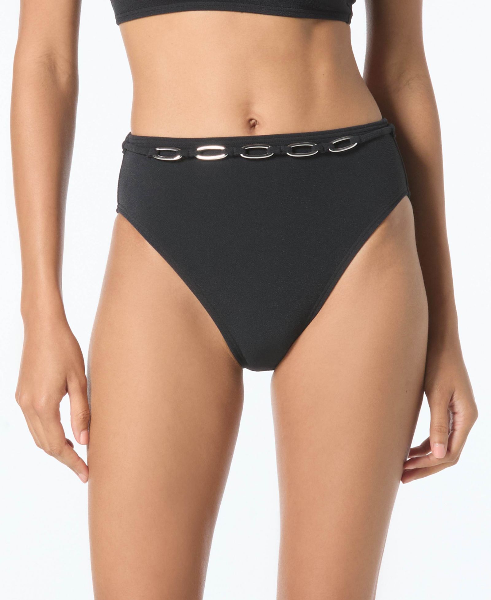 Women's Oval Link Full Coverage Swim Bottoms