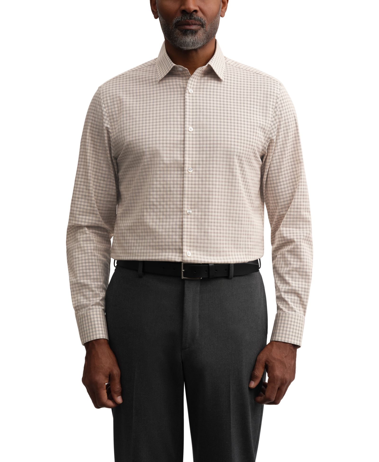 Calvin Klein Men's Refined Cotton Stretch Shirt, Slim Fit