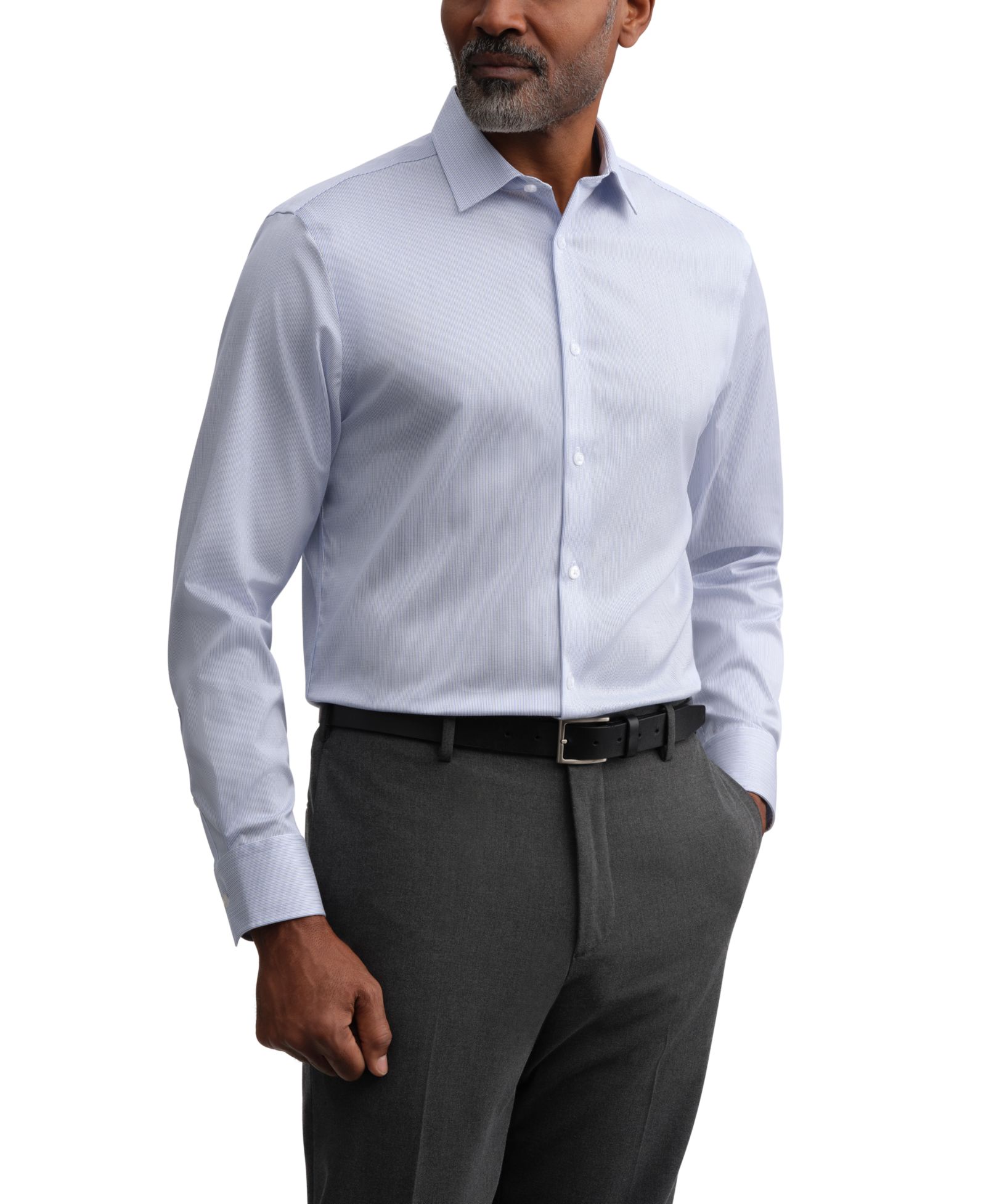 Calvin Klein Men's Performance Wrinkle-Free Slim-Fit Dress Shirt