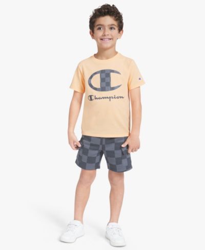 Детский комплект Champion Crewneck T-Shirt и Cargo Shorts, 2-Piece Set