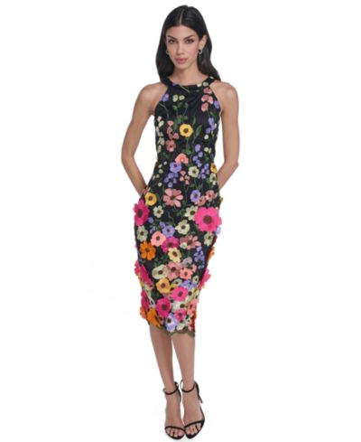 Платье-футляр Eliza J Petite 3D Floral