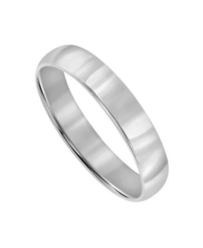 Обручальное кольцо Macy's Men's 4mm Low Dome 10k Gold или 10k White Gold