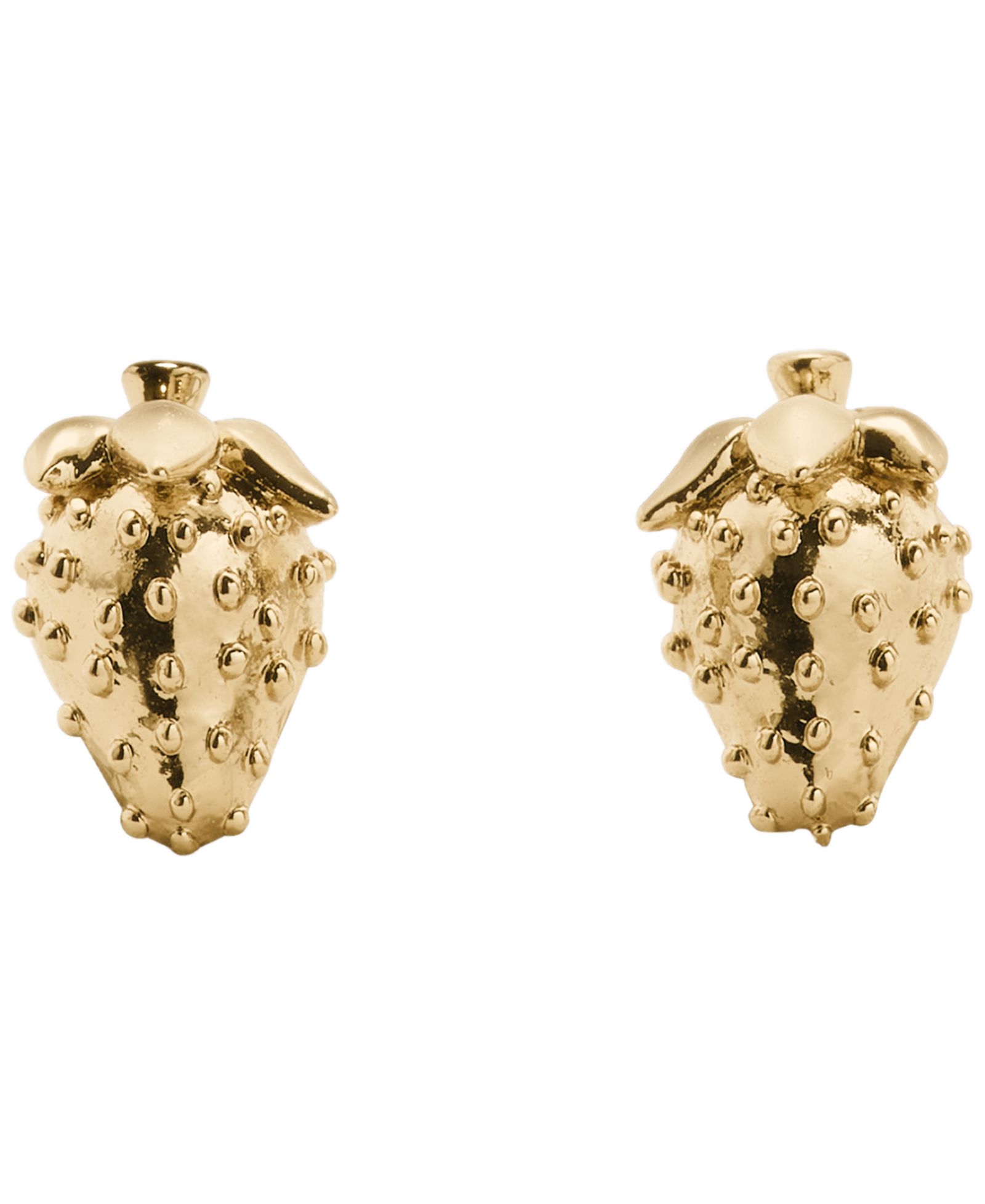 Серьги-гвоздики kate spade new york Gold-Tone Secret Garden Strawberry