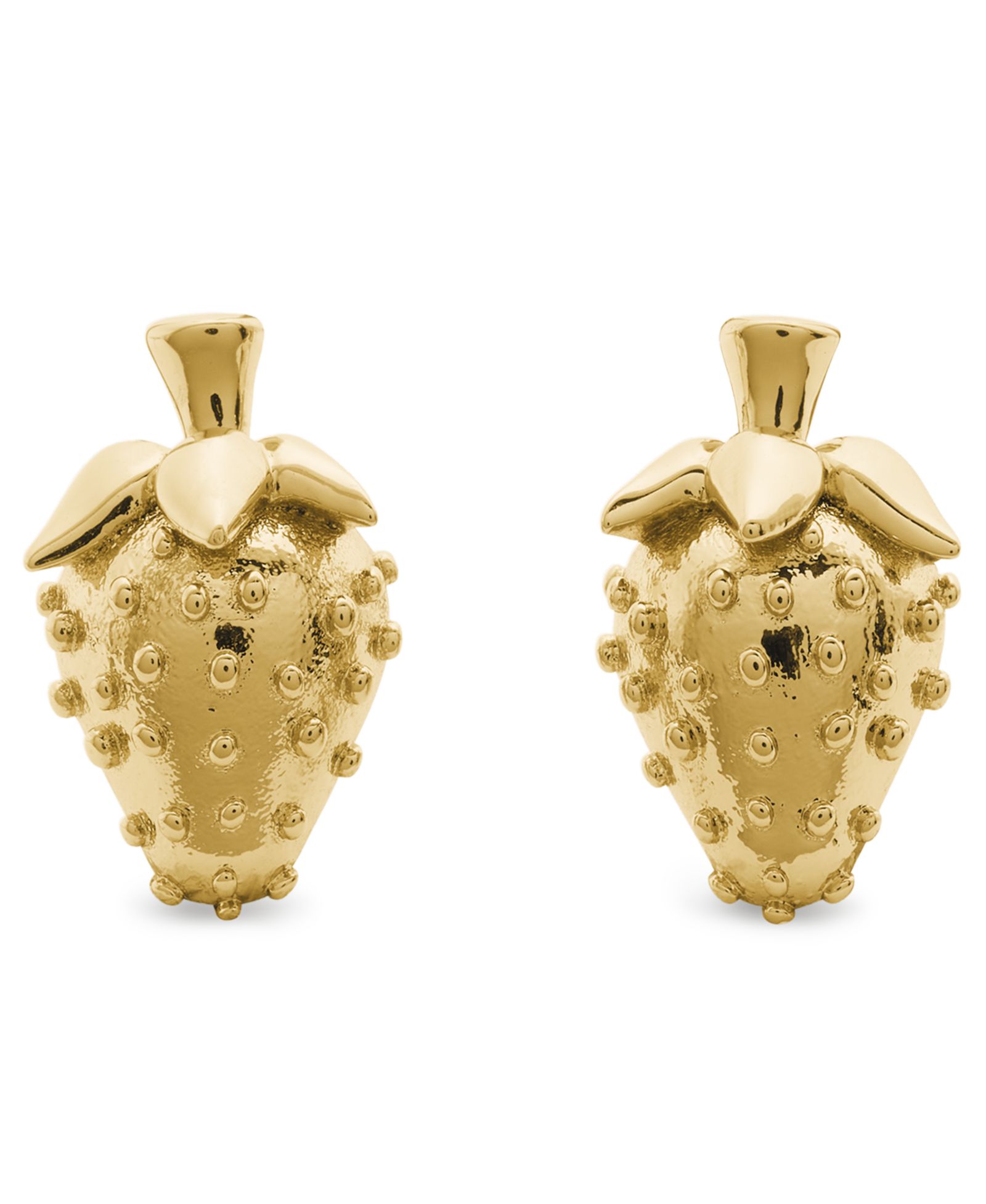 kate spade new york Gold-Tone Secret Garden Statement Strawberry Stud Earrings