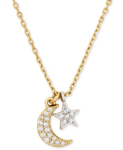 kate spade new york Two-Tone Gifting To My Special Someone Short Pendant Necklace