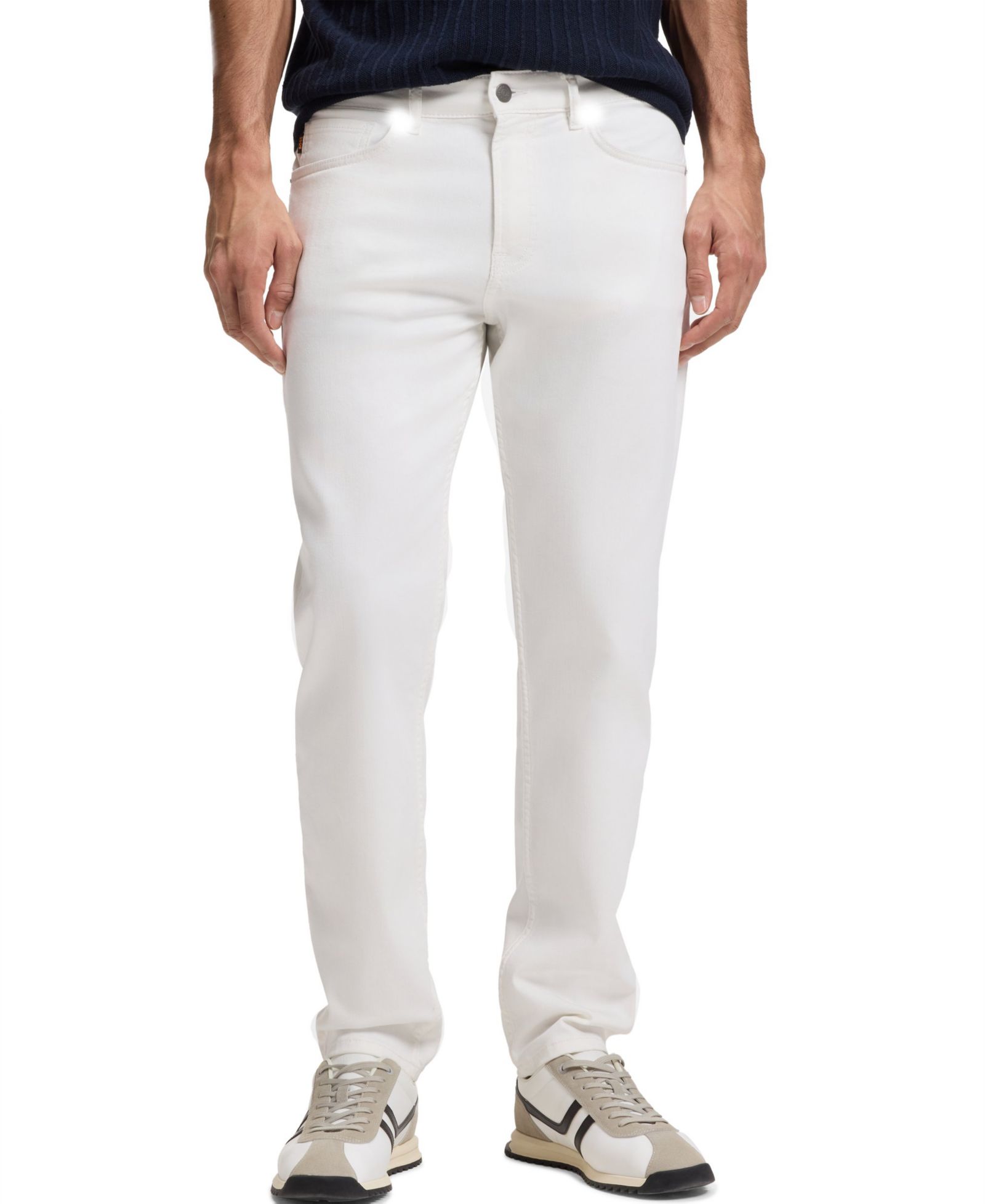 BOSS by Hugo Boss Men's Maine Soft-Motion Regular-Fit Jeans