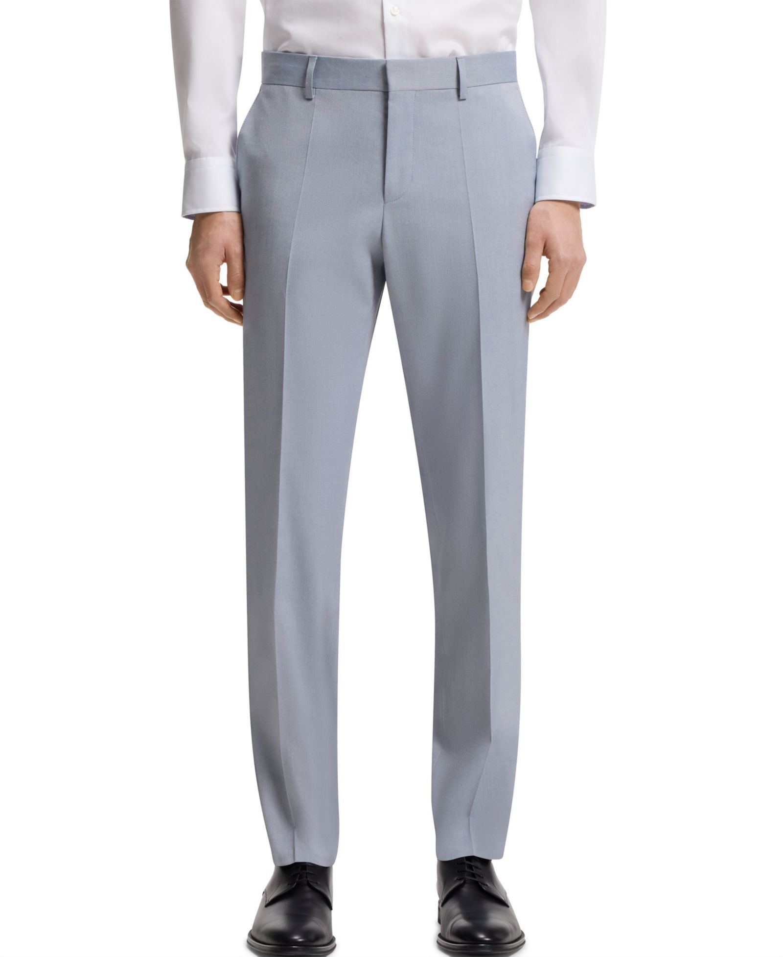 Hugo Boss Мужские брюки BOSS Patterned Stretch Chiffon Slim-Fit