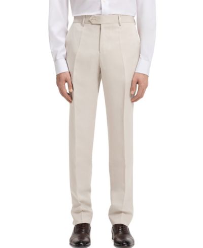 BECKHAM x BOSS Мужские брюки slim-fit с микроузором