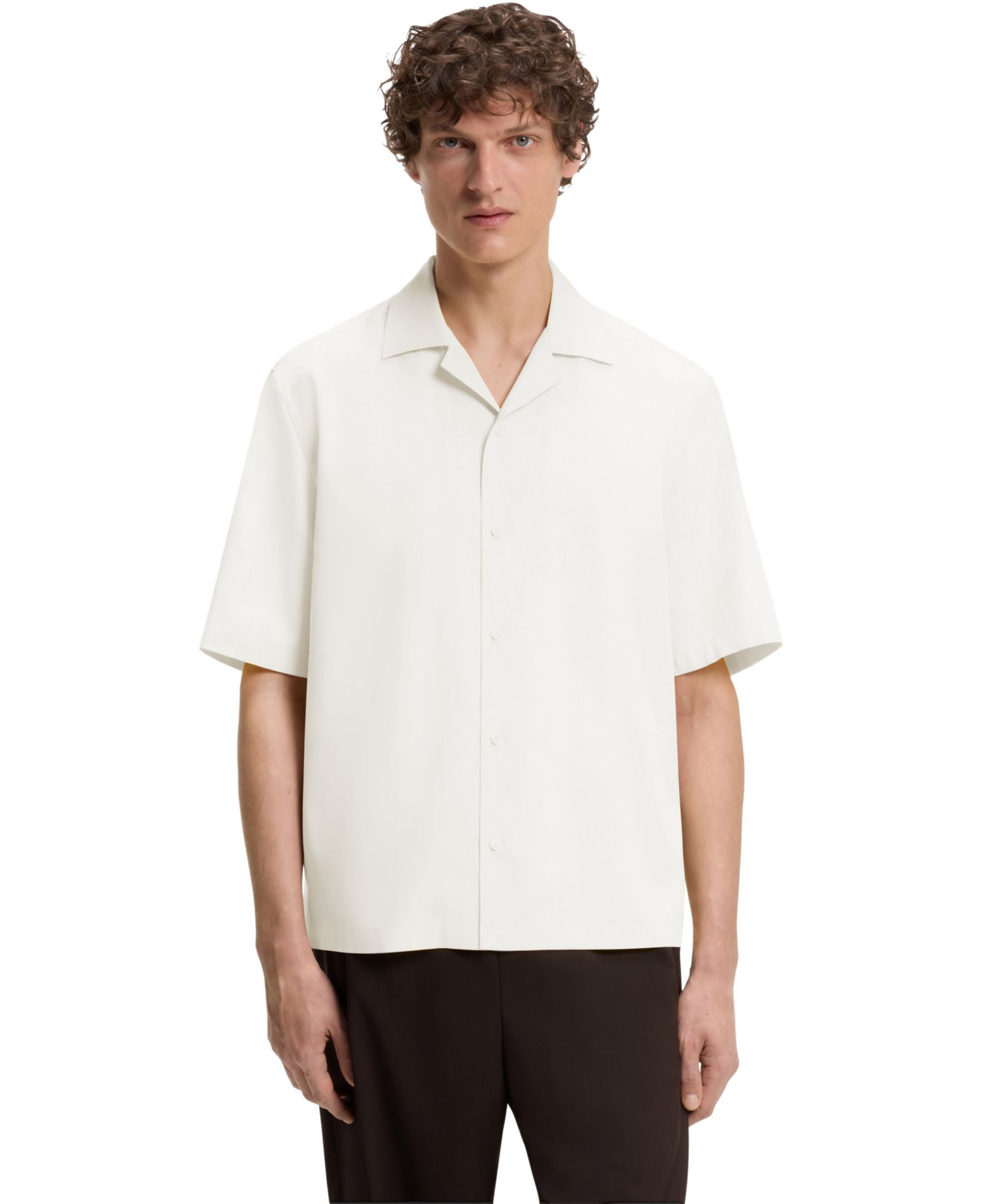 Рубашка BECKHAM x BOSS Men's Relaxed-Fit Short-Sleeve
