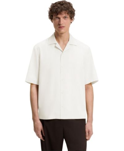 BECKHAM x BOSS Men's Relaxed-Fit Short-Sleeve Shirt