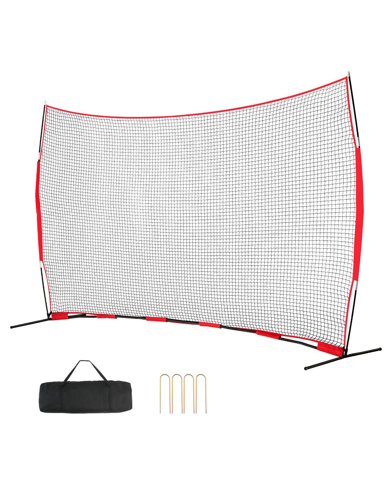Спортивная сетка Mecale Barricade Backstop Net, 16 x 10 ft с сумкой для переноски