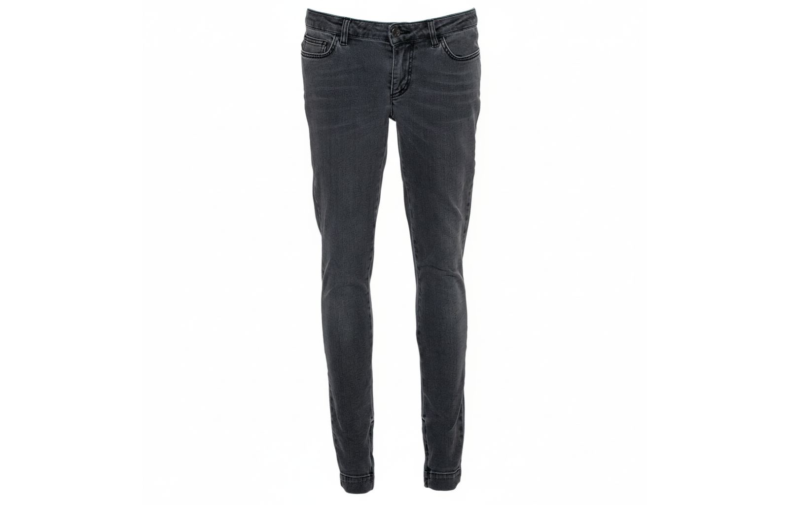 Женские джинсы Dolce & Gabbana Slim Fit светло-серого цвета