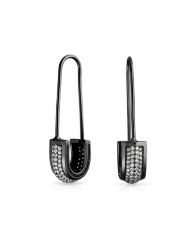 Bling Jewelry серьги-протяжки с фиксатором в виде булавки из серебра .925