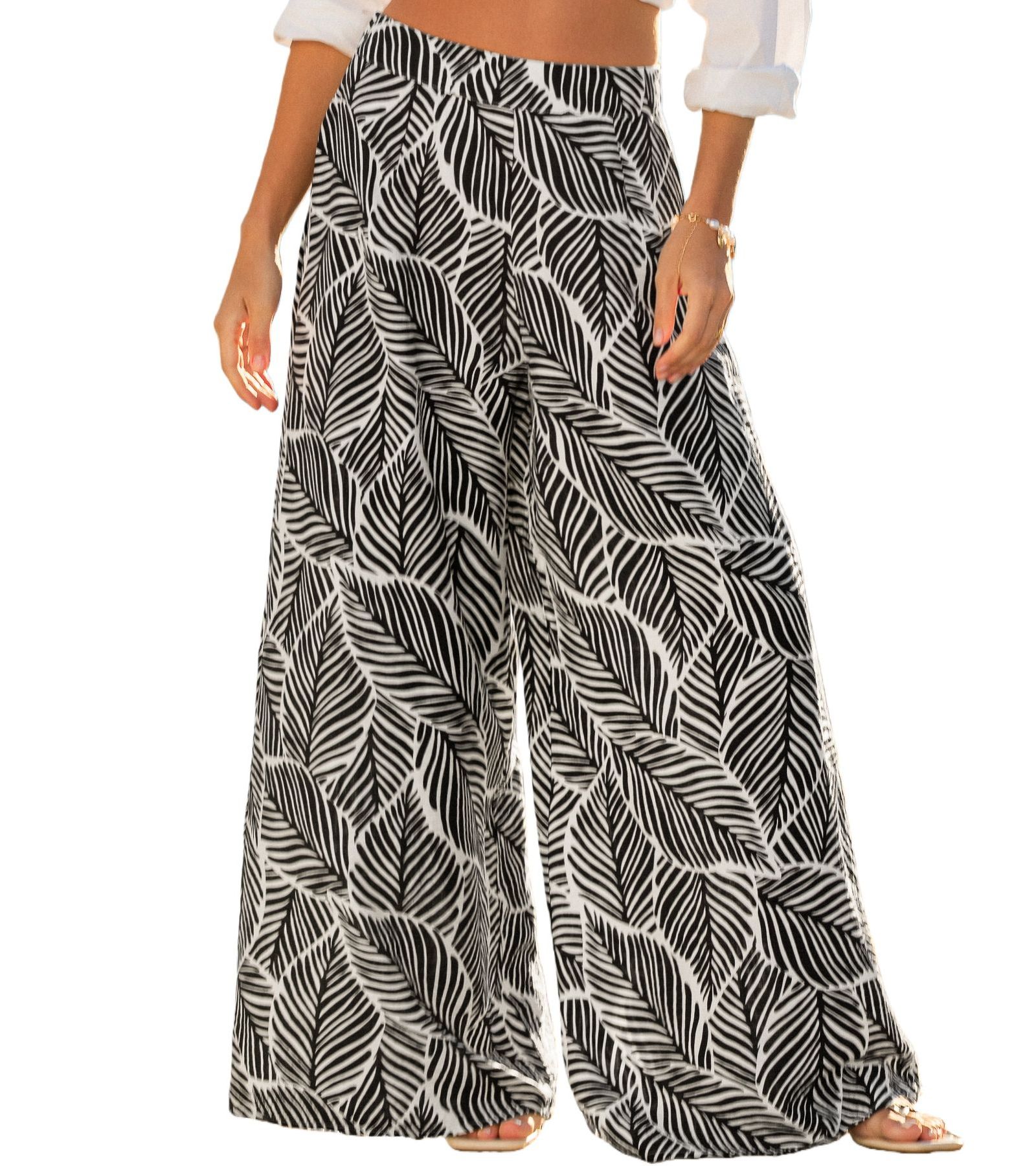 Cupshe Women's Calm Coast Tropical Pants