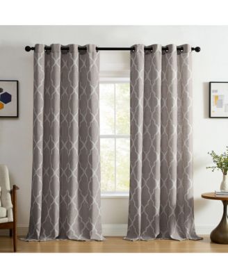 Штора Elrene Home Fashions Medalia Geometric Window Curtain Panel