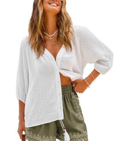 Топ Cupshe Women's Feeling Zen Cover-Up