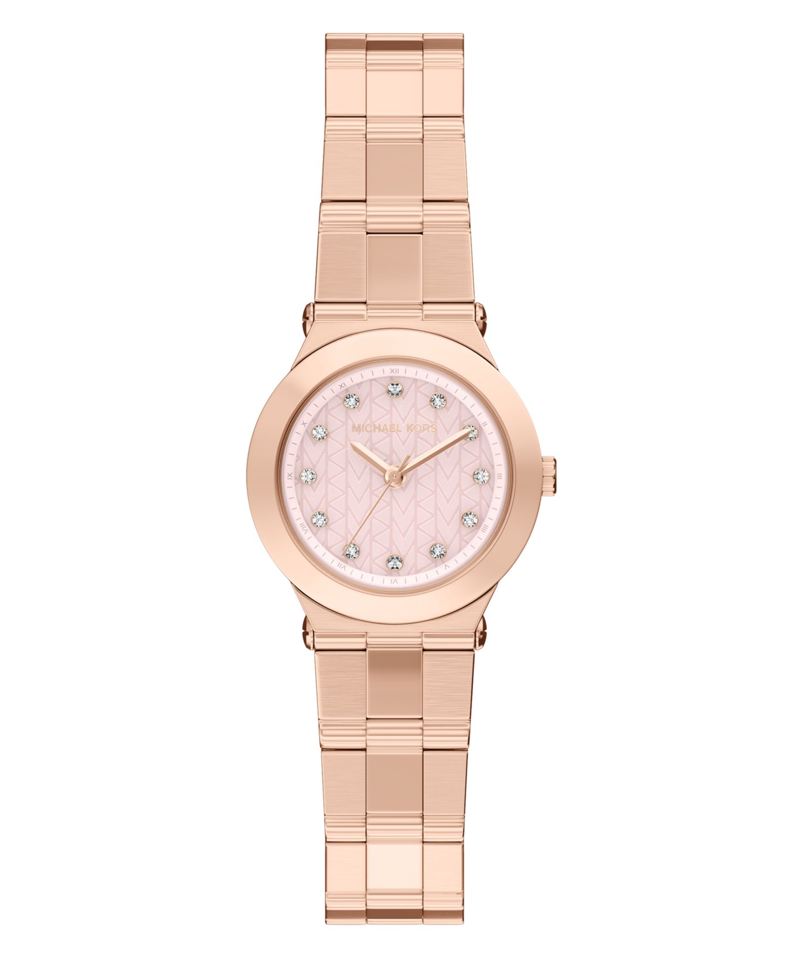 Женские часы Michael Kors Billie Three-Hand Rose Gold-Tone Stainless Steel, 26mm