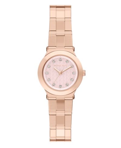 Женские часы Michael Kors Billie Three-Hand Rose Gold-Tone Stainless Steel, 26mm