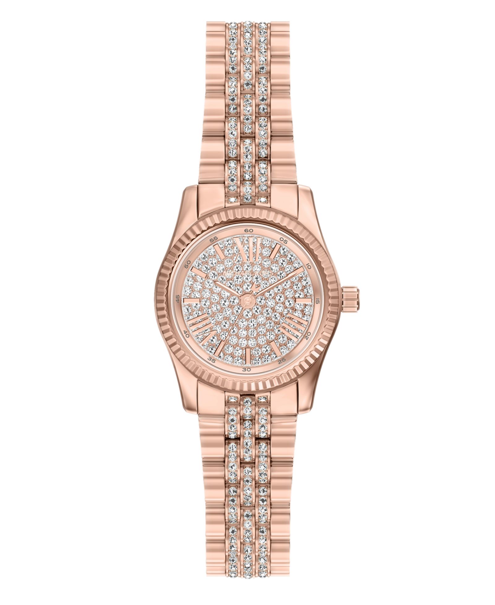 Женские золотистые часы Michael Kors Lexington Three-Hand из нержавеющей стали, 26mm