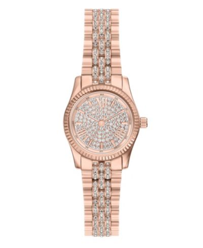 Women's Lexington Three-Hand Rose Gold-Tone Stainless Steel Watch, 26mm