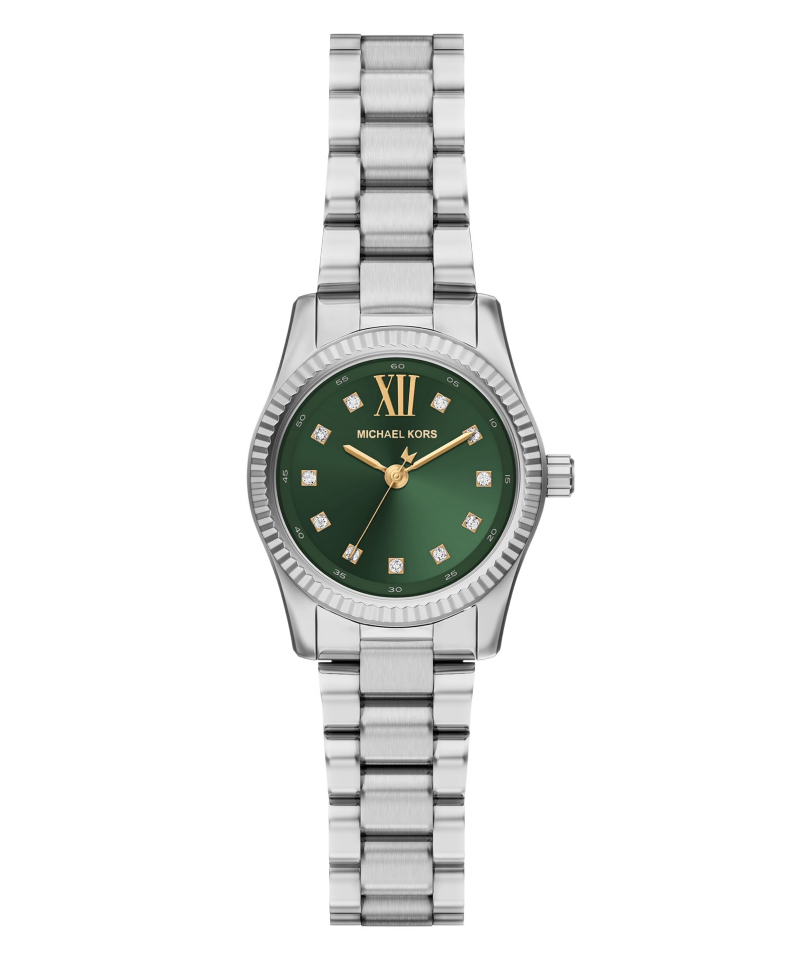 Women's Lexington Three-Hand Silver-Tone Stainless Steel Watch, 26mm