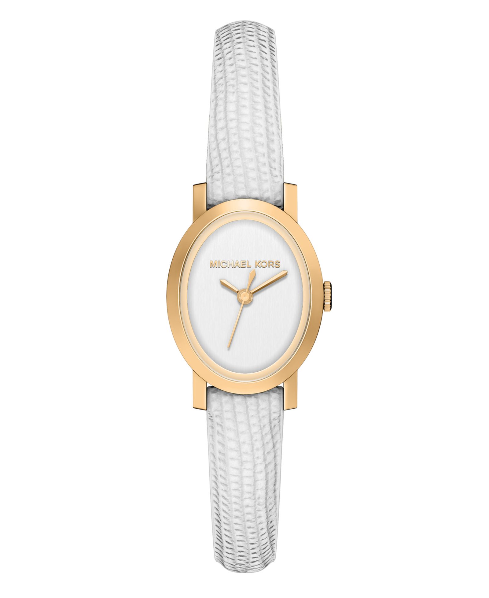 Michael Kors Maude White кожаные часы 21mm