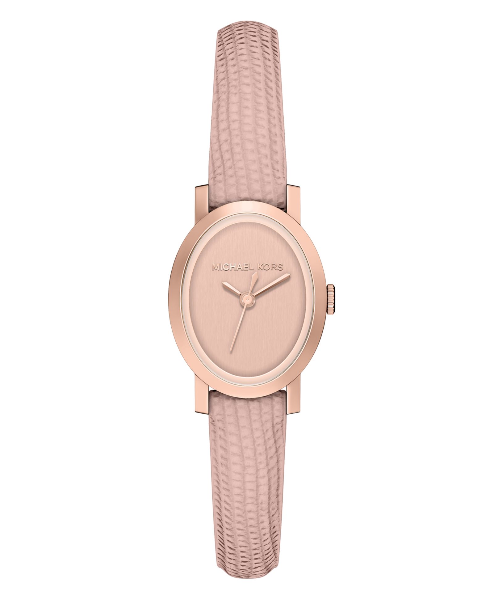 Женские наручные часы Michael Kors Maude с розовым кожаным ремешком, 21 мм