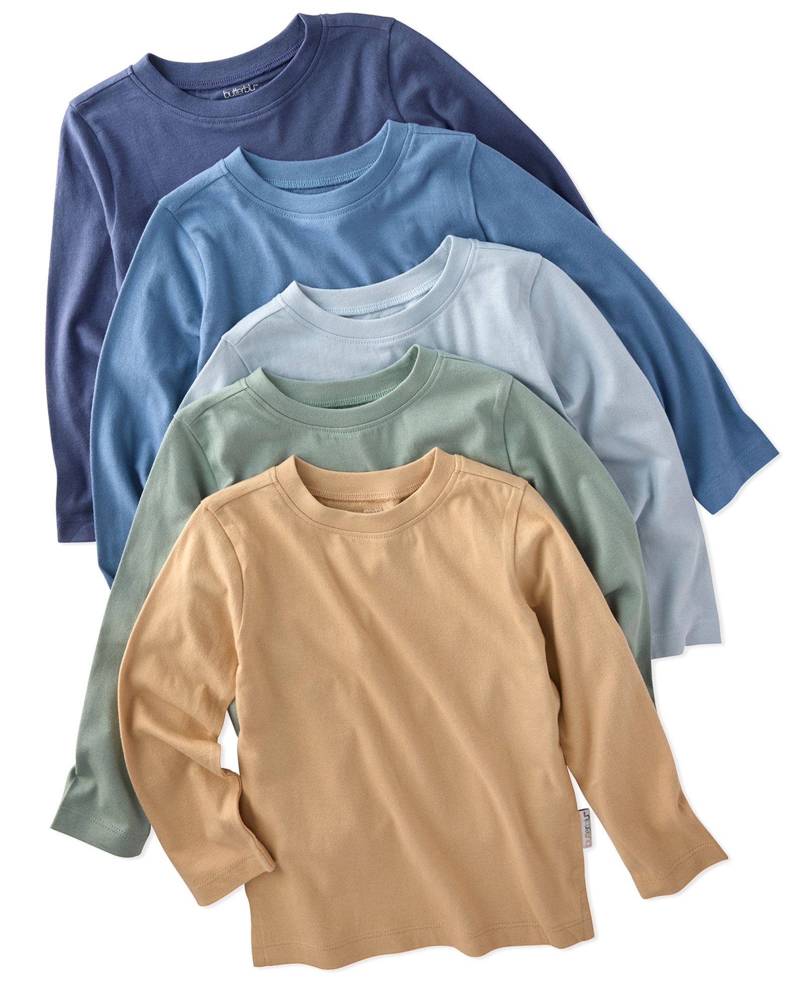 Детская футболка butterblu Round Neck Long-Sleeve 5-Pack