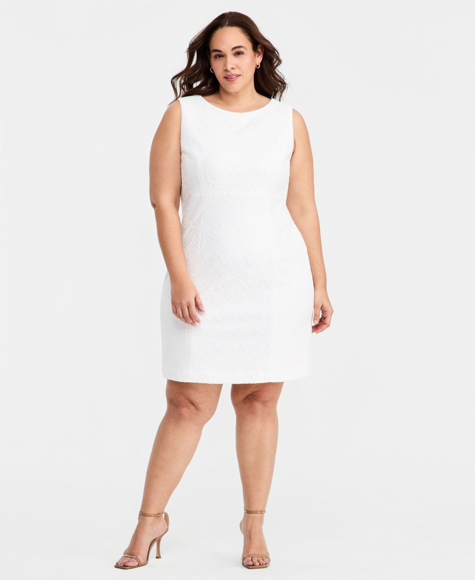 Kasper платье миди с кружевом Plus Size