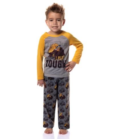 Детский комплект пижамы Tonka Toddler Boys Dump Truck I Play Tough, 2 части, длинный рукав, раглан