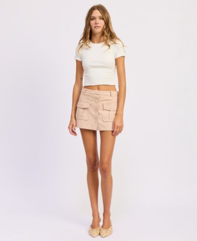 En Saison Women's Donna Mini Skirt