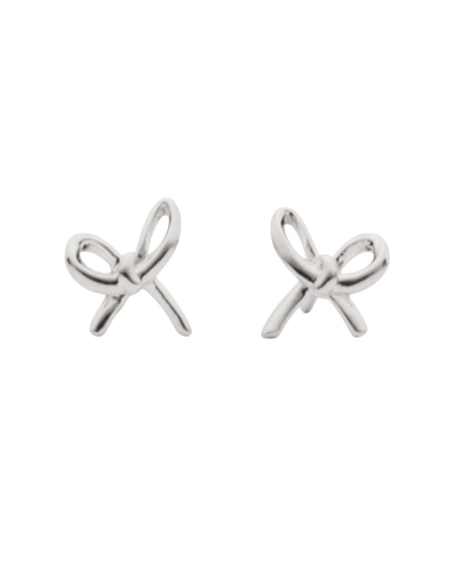 kate spade new york серьги-гвоздики Cubic Zirconia Girlie Pearlie Mini Bow (также доступны в серебристом цвете)