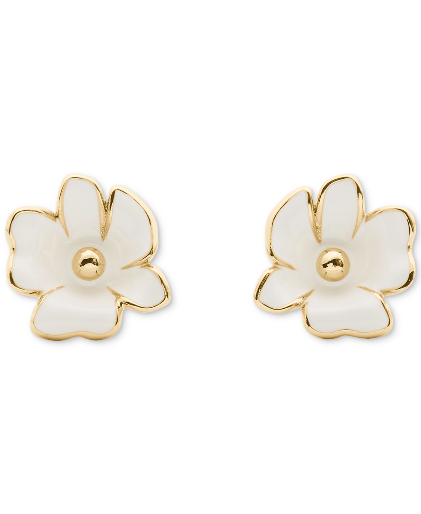 Серьги-гвоздики kate spade new york Cubic Zirconia Golden Bloom Flower