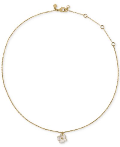 Колье-подвеска kate spade new york Golden Bloom с кубическим цирконием